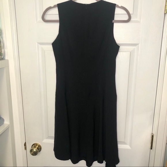 CLUB Monaco Classic Black Scoop Neck Dress 4 - Picture 3 of 7